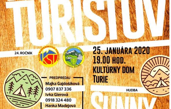 Ples turistov o obci Turie