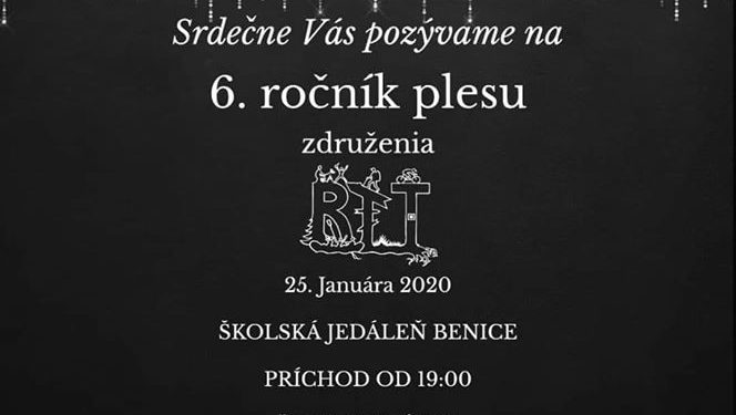 Ples v obci Benice