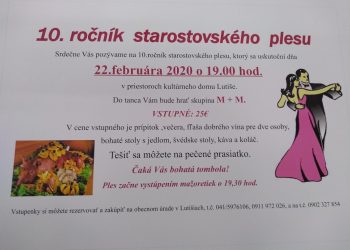 Ples v obci Lutiše