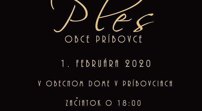 Ples v obci Príbovce