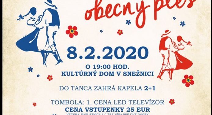 Ples v obci Snežnica