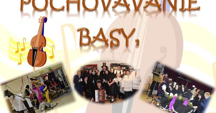Pochovávanie basy v obci Zborov nad Bystricou