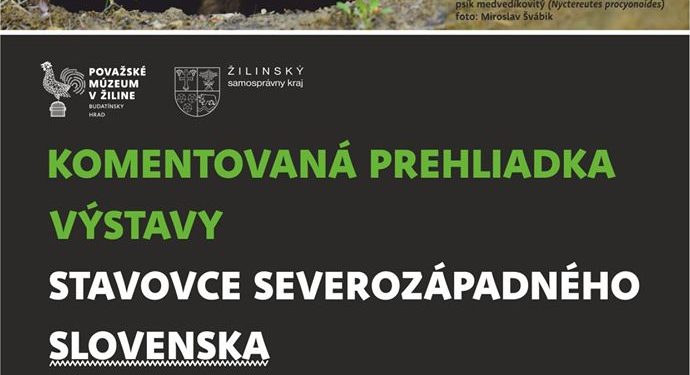 Výstavu Stavovce severozápadného Slovenska Žiline