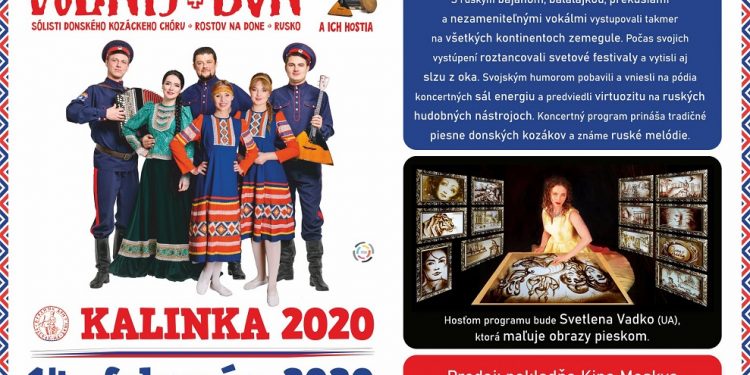 Koncertný program “Kalinka 2020 Volnij Don” v Martine