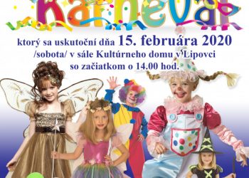 Detský karneval v obci Lipovec