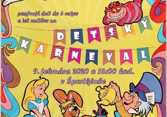 Detský karneval v obci Teplička nad Váhom