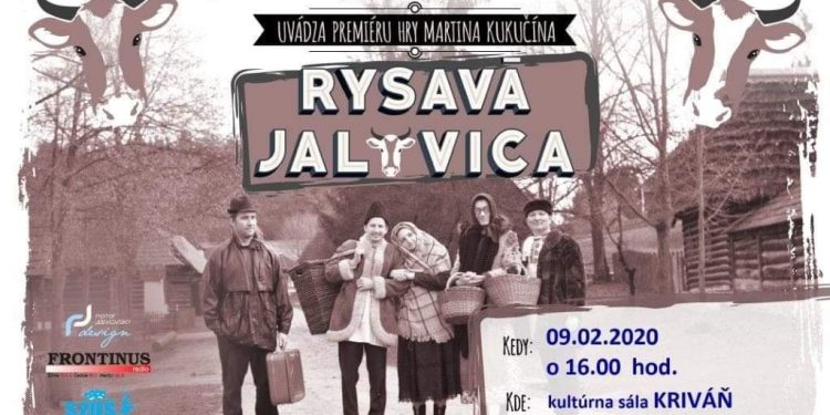 Divadelné predstavenie “Rysavá jalovica” v meste Vrútky