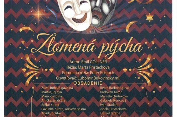 Divadelné predstavenie “Zlomená pýcha” v obci Kotrčiná Lúčka