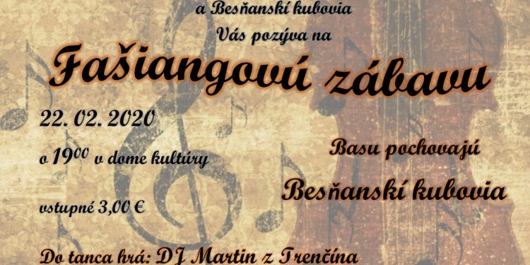 Fašiangová zábava v obci Dolná Mariková