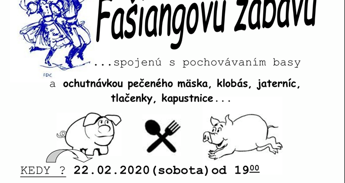 Fašiangová zábava v obci Horný Lieskov