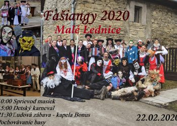 Fašiangová zábava v obci Malé Lednice