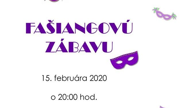 Fašiangová zábava v obci Príbovce