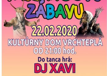 Fašiangová zábava v obci Vrchteplá
