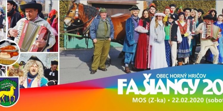 Fašiangy v obci Horný Hričov