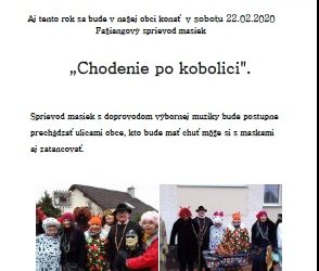 Fašiangy v obci Hôrky