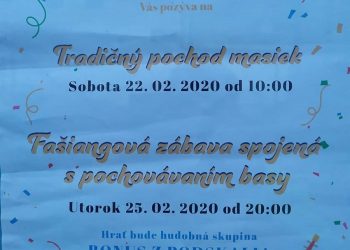 Fašiangy v obci Pružina