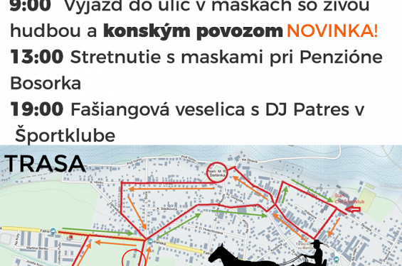 Fašiangy v obci Teplička nad Váhom