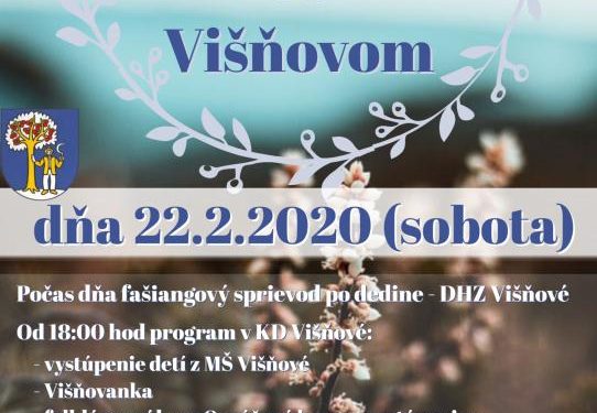 Fašiangy v obci Višňové