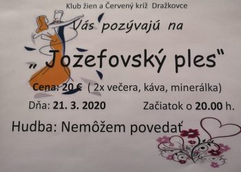 Jozefovský ples v obci Drážkovce