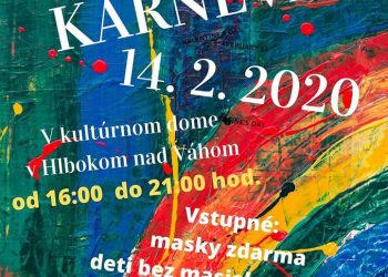 Karneval v obci Hlboké nad Váhom