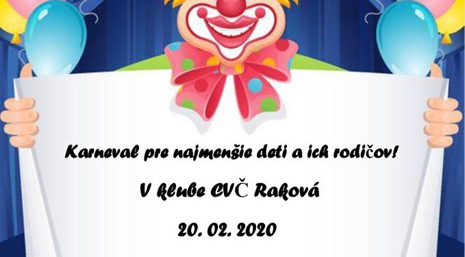 Karneval v obci Raková
