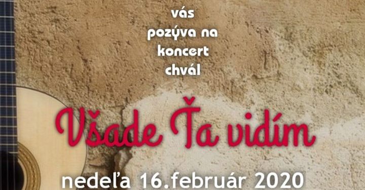 Koncert “Všade ťa vidím” v obci Súľov-Hradná