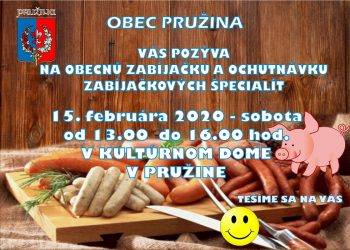 Obecná zabíjačka v obci Pružina