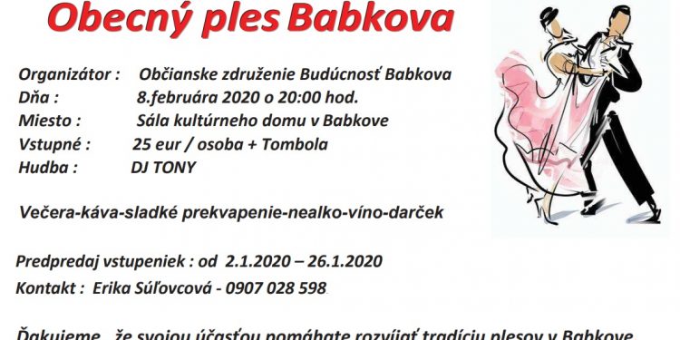 Ples v obci Babkov