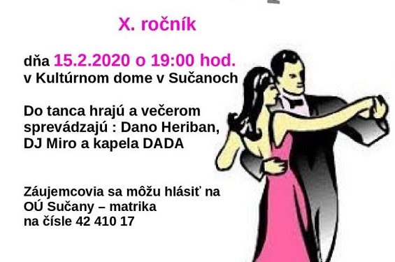 Ples v obci Sučany