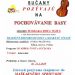Pochovávanie basy v obci Sučany