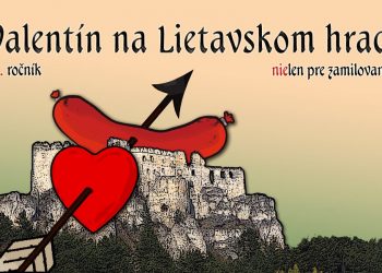 Valentín na Lietavskom hrade v obci Lietava