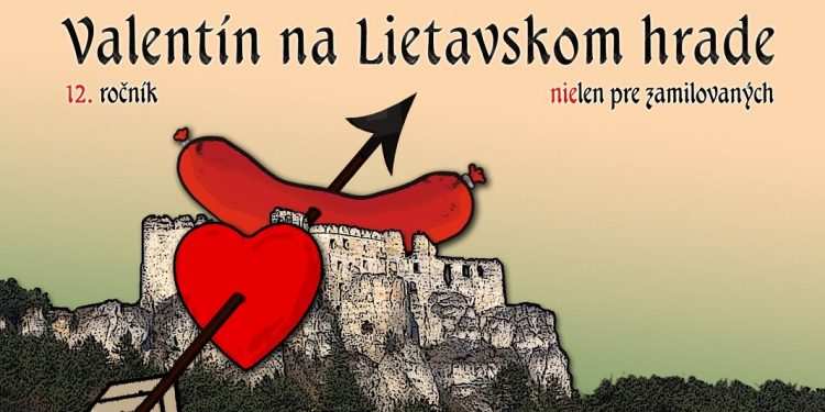 Valentín na Lietavskom hrade v obci Lietava