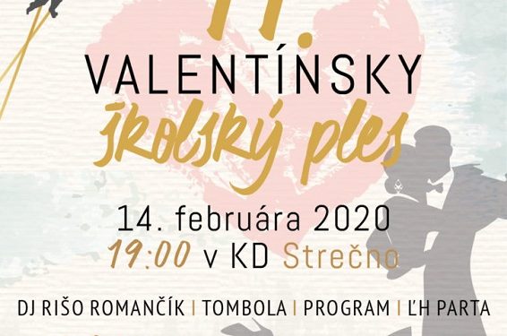 Valentínsky školský ples v obci Strečno