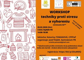 Workshop techniky proti stresu a vyhoreniu v Považskej Bystrici