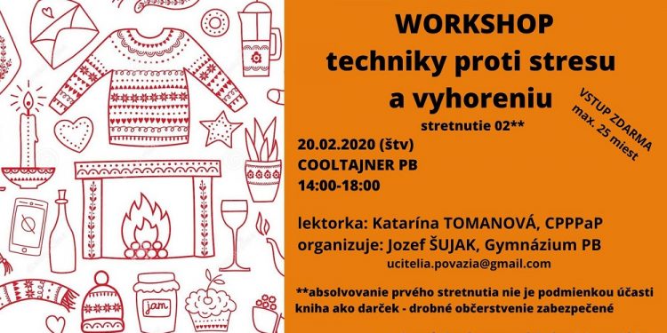 Workshop techniky proti stresu a vyhoreniu v Považskej Bystrici