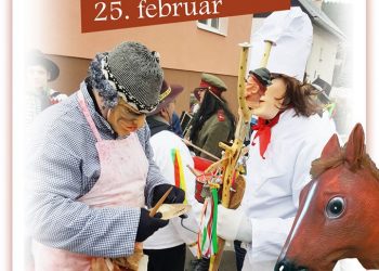 Fašiangy v obci Domaniža