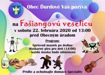 Fašiangy v obci Ďurďové