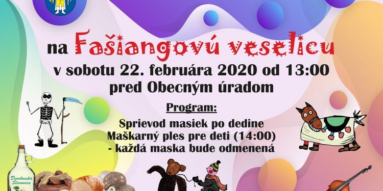 Fašiangy v obci Ďurďové