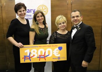 Rotary Club Žilina International opäť pomohol nemocnici