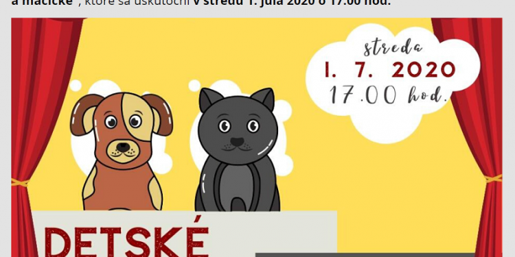 Detské divadlo pod holým nebom v Žiline