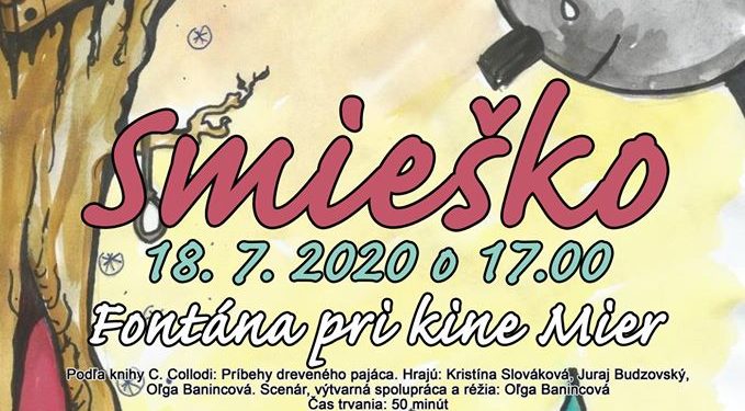 Divadelné predstavenie pre deti – “Smieško” v Považskej Bystrici