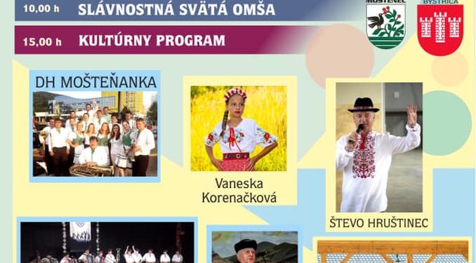Hodové slávnosti v Dolnom Moštenci