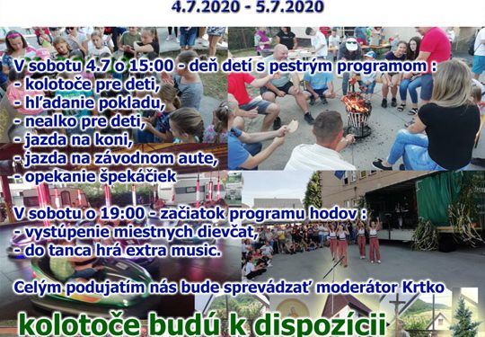 Hody v obci Ovčiarsko