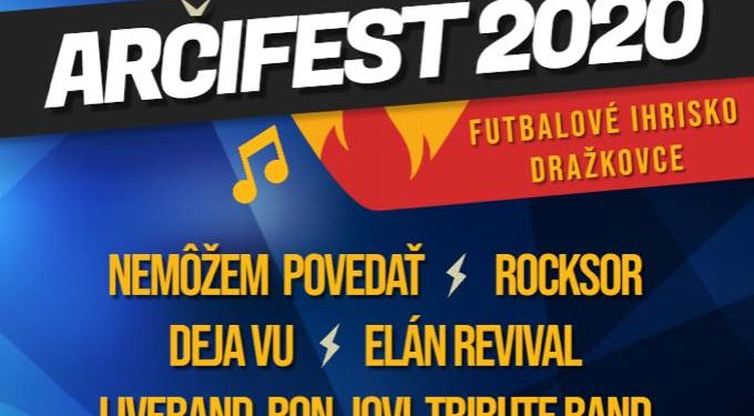 Hudobný Arčifest 2020 v obci Dražkovce
