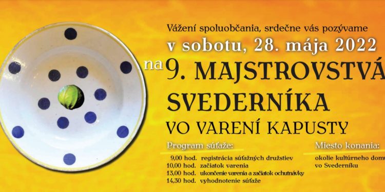 Majstrovstvá vo varení kapusty v obci Svederník