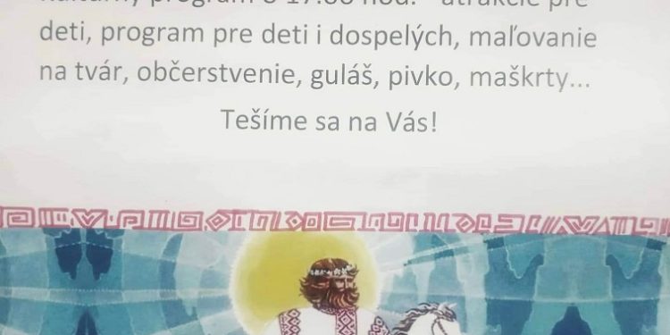 Jánska vatra v obci Nezbudská Lúčka