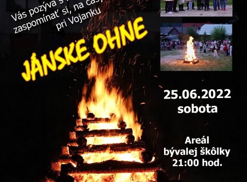 Jánska vatra v obci Čičmany
