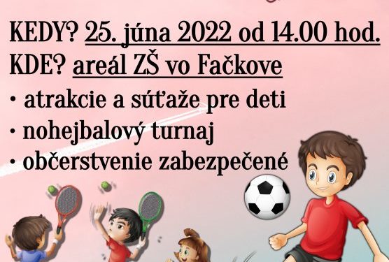 Športový deň detí v obci Fačkov
