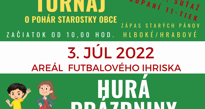 Futbalový turnaj v obci Hlboké nad Váhom