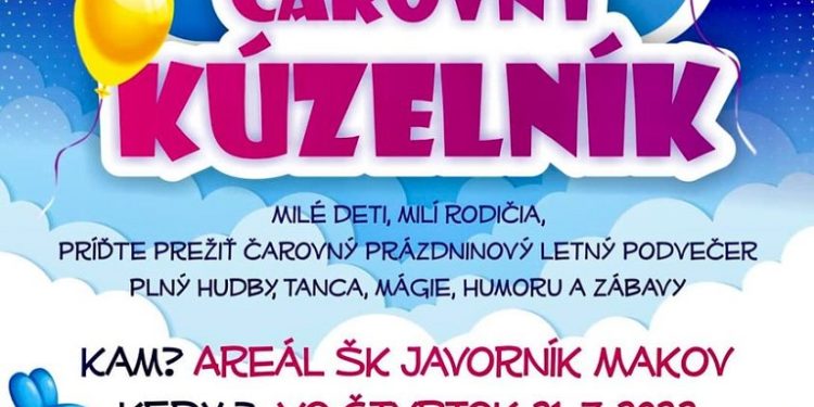 Podujatie pre deti Čarovný kúzelník v obci Makov
